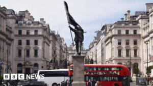 Banksy confirms he’s behind statue in central London