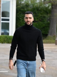 Pictured: Arsenal get injury boost as star accelerates recovery bid after surgery