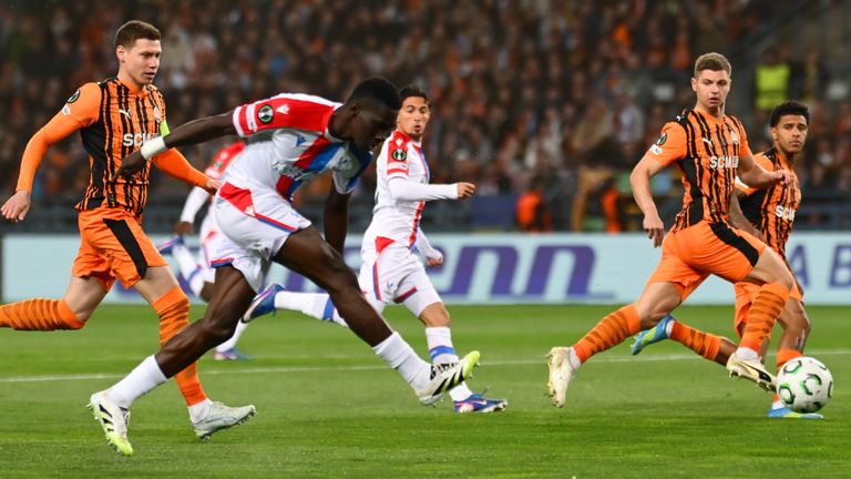Sarr makes history as Palace earn first-leg advantage in ECL semi-final
