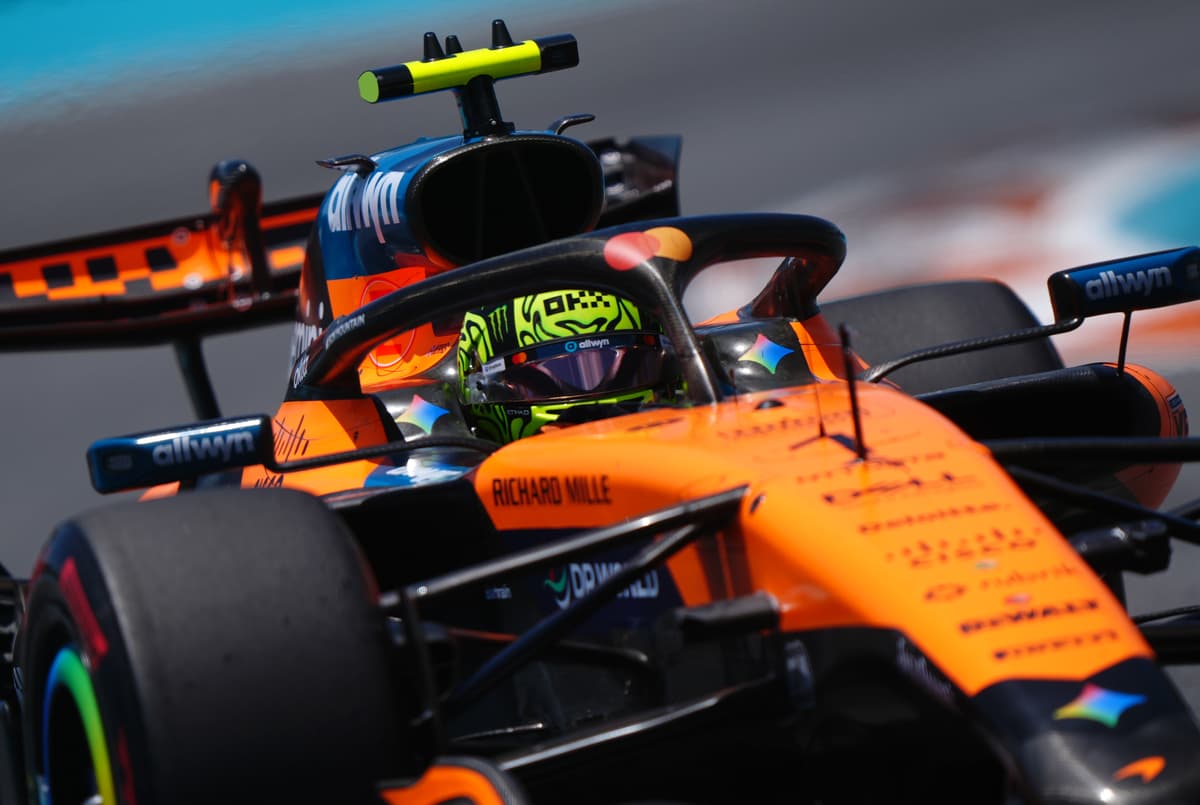 Lando Norris beats Kimi Antonelli to sprint pole in Miami as F1 returns from five-week break