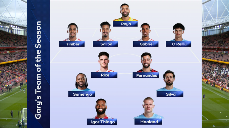 MNF awards: Neville and Carragher pick team and player of the season