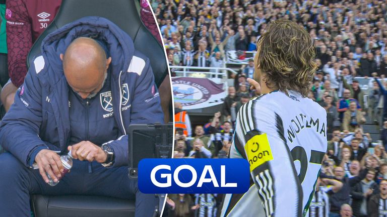 West Ham’s relegation fears deepen with defeat at Newcastle