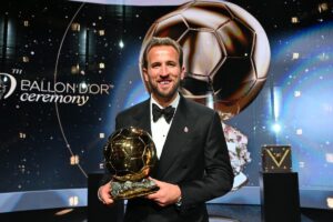 Harry Kane honoured by Tottenham as mural unveiled after Ballon d’Or victory